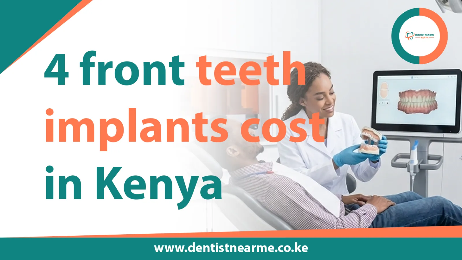 4 front teeth implants cost in Kenya 2026